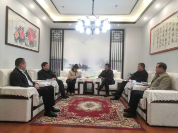 省建協(xié)秘書(shū)長(cháng)寧廣現蒞臨朝欽節能生產(chǎn)基地參觀(guān)考察